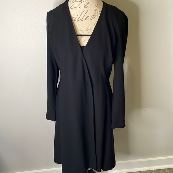 Linda Allard Ellen Tracy wrap dress - Picture 1 of 9